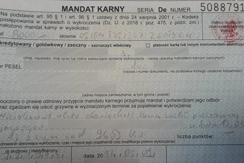 Symbol formularza mandatu