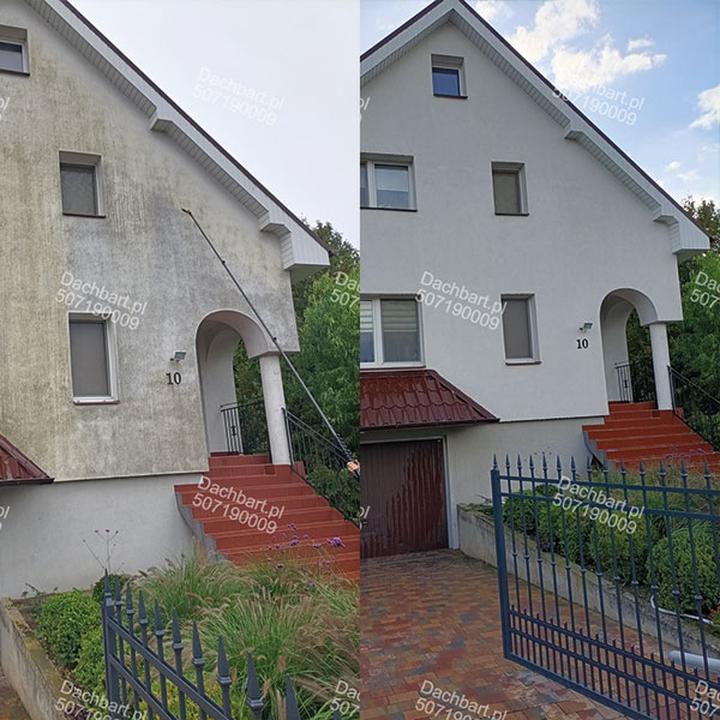 Porównanie metod czyszczenia elewacji