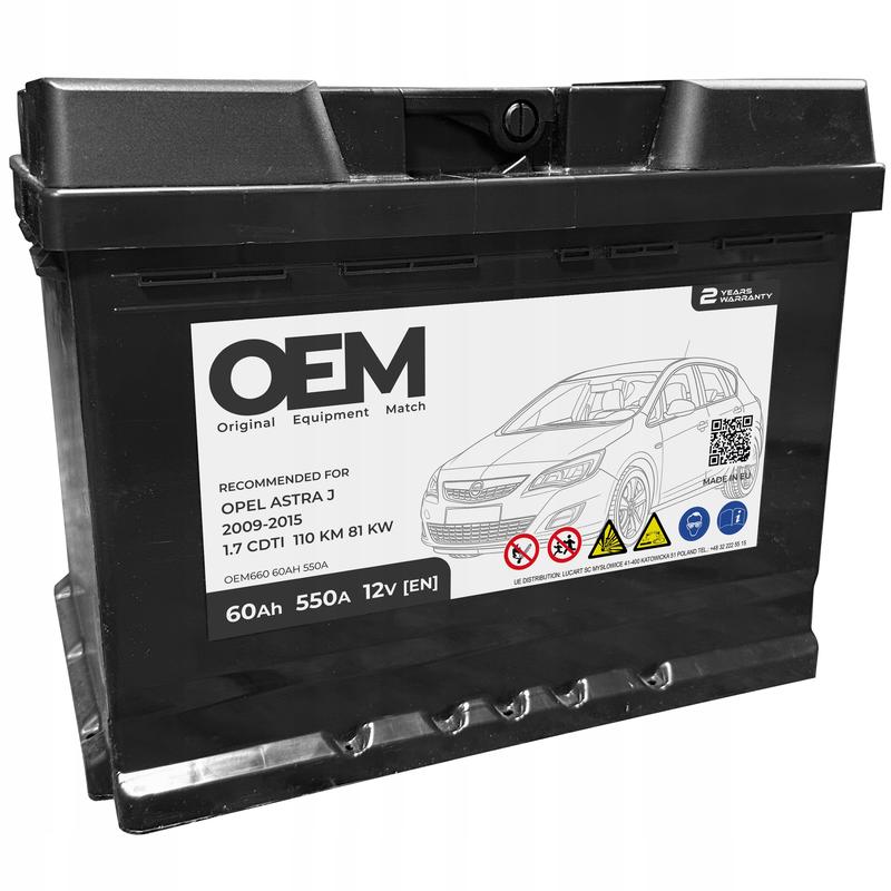 Akumulator Opel Astra 1.7 diesel