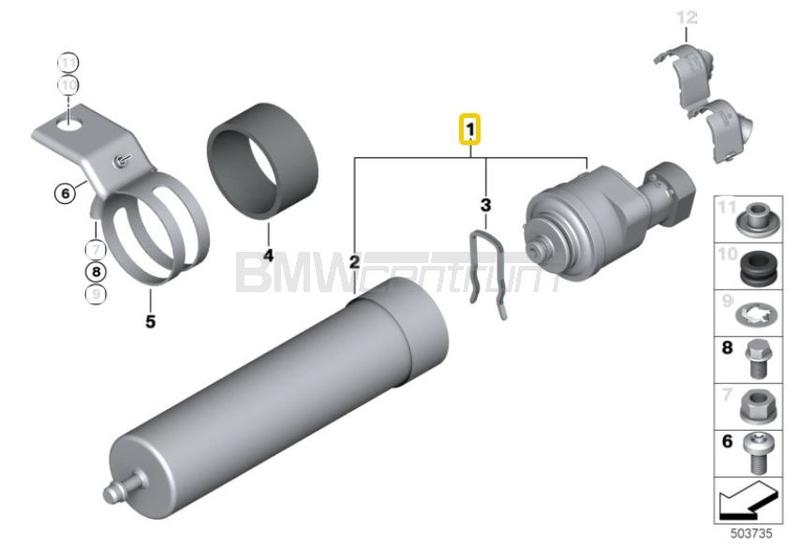 Wymiana filtra paliwa BMW E60